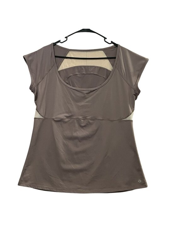 Lululemon Tops - Lululemon Scoop Neck Athletic Top Pink Strech Yoga Size 10